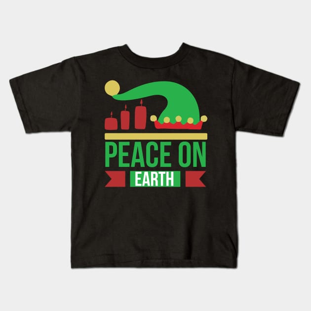 Peace On Earth T Shirt For Women Men Kids T-Shirt by Pretr=ty